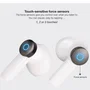 Auriculares inalámbricos con micrófono Manos Libres y carga rápida - Blanco